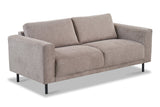 Modern 2.5-seater Taupe Fabric Sofa Aniko 183x90x78 cm 
