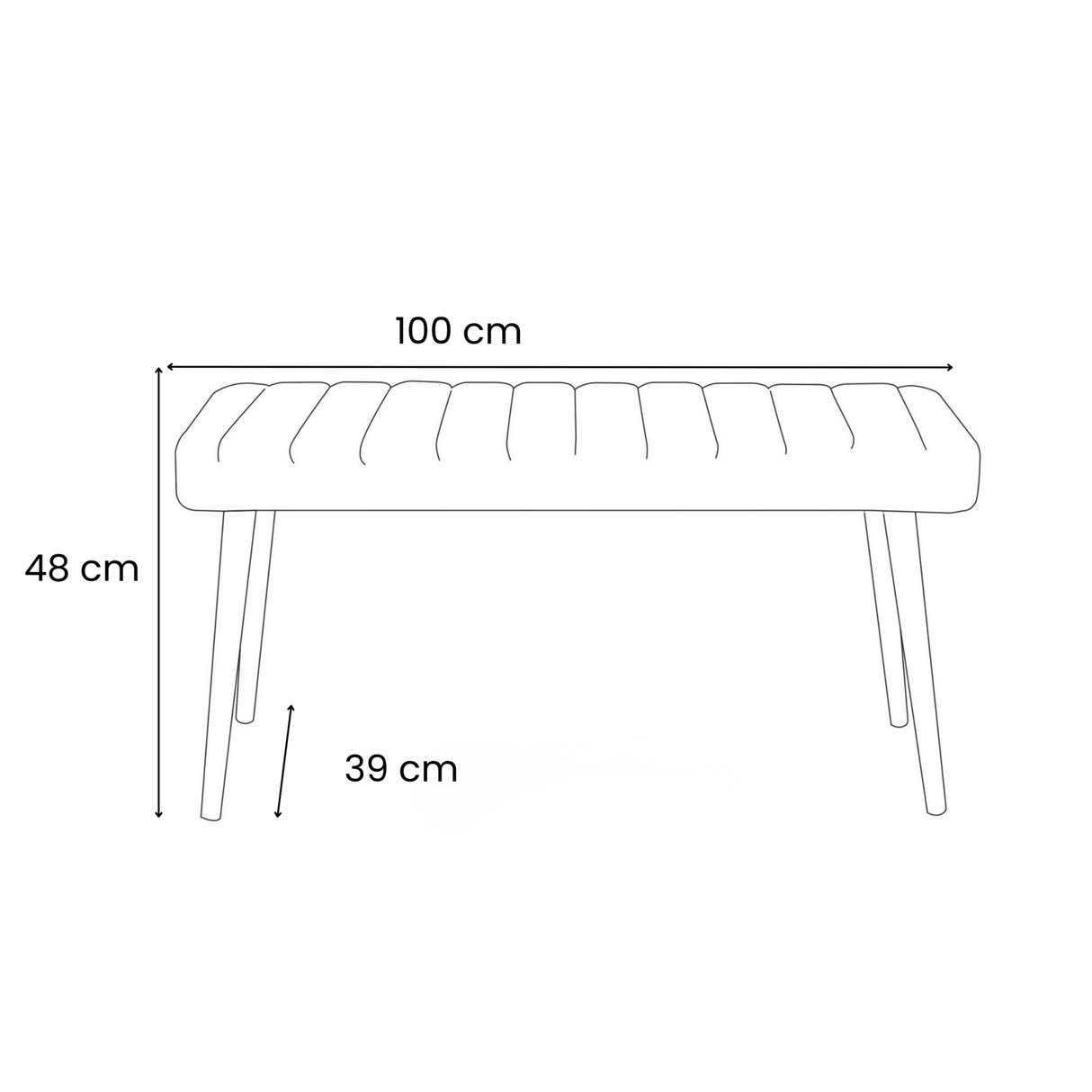 Eettafels - Uitschuifbare eettafel Dennen Melamine - 120 tot 155 cm - inclusief bankjes - Santo - Dimehouse