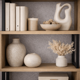 Bookcase Ceylan Walnut Melamine 80x128x22 cm