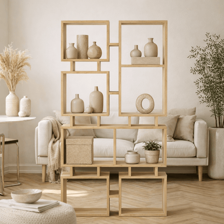 Bookcase Rail Oak Melamine 79x166.5x24 cm