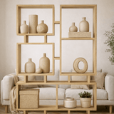 Bookcase Rail Oak Melamine 79x166.5x24 cm