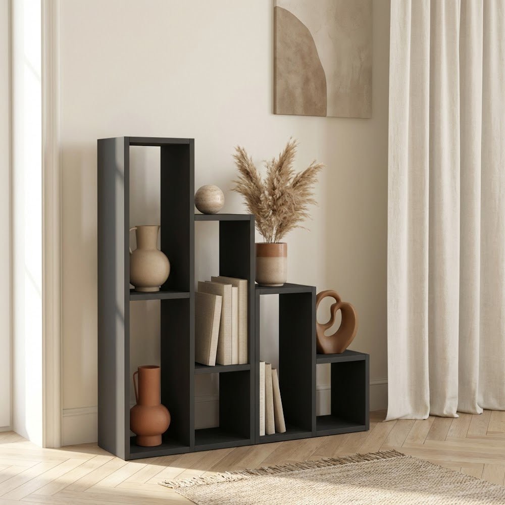 Bookcase Sule Anthracite Melamine 42x89x20 cm