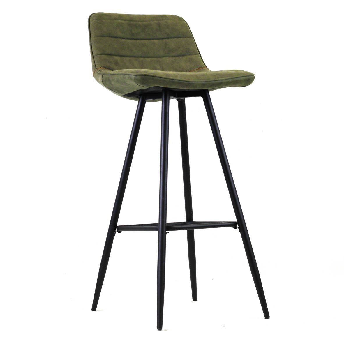 Kenton Industrial Bar Stool Green