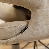 Eetkamerstoel Suzie draaibaar velvet beige
