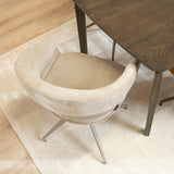 Eetkamerstoel Suzie draaibaar velvet beige