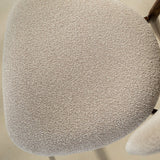 Eetkamerstoelen-Japandi Eetkamerstoel Yura Zand - Walnootlook Frame-Dimehouse
