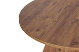 Eettafels - Eetkamertafel rond Grenen melamine - 120 cm - Mary - Dimehouse