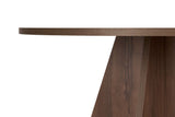 Dining room table round Walnut - 120 cm - Mary