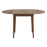 Eettafels - Eettafel Walnoot Melamine uitschuifbaar 100 - 130 cm - Vienna - Dimehouse