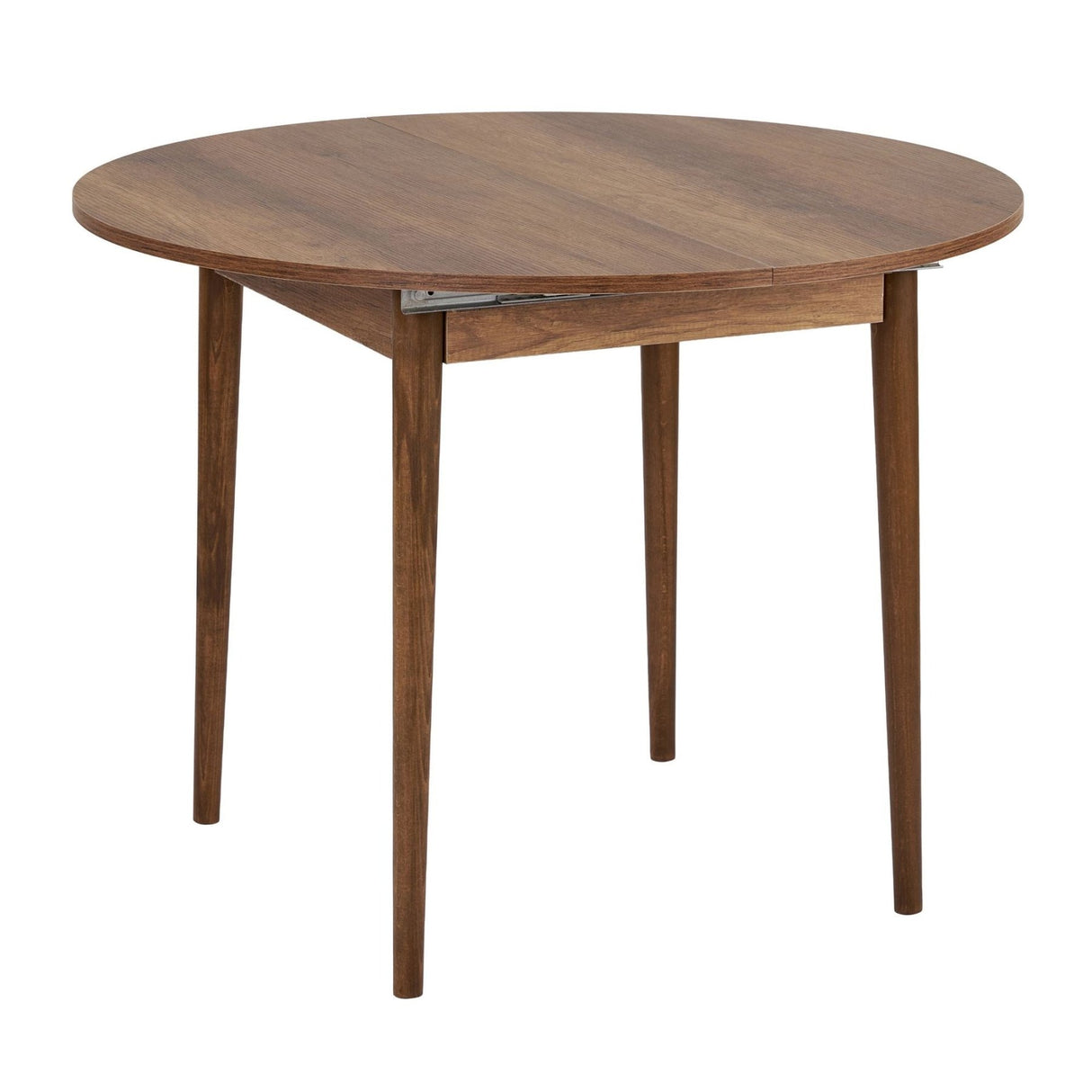 Eettafels - Eettafel Walnoot Melamine uitschuifbaar 100 - 130 cm - Vienna - Dimehouse