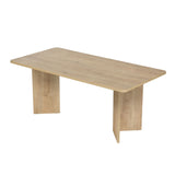 Eettafels - Eettafel Eiken Melamine rechthoekig 180x89,5x75 cm - Linova - Dimehouse