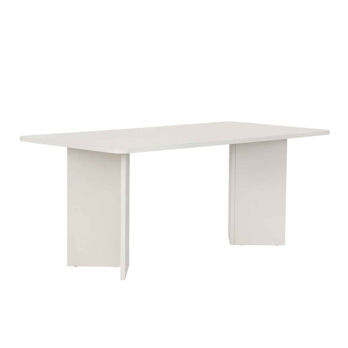 Eettafels - Eettafel Wit Melamine rechthoekig 180x89,5x75 cm - Linova - Dimehouse