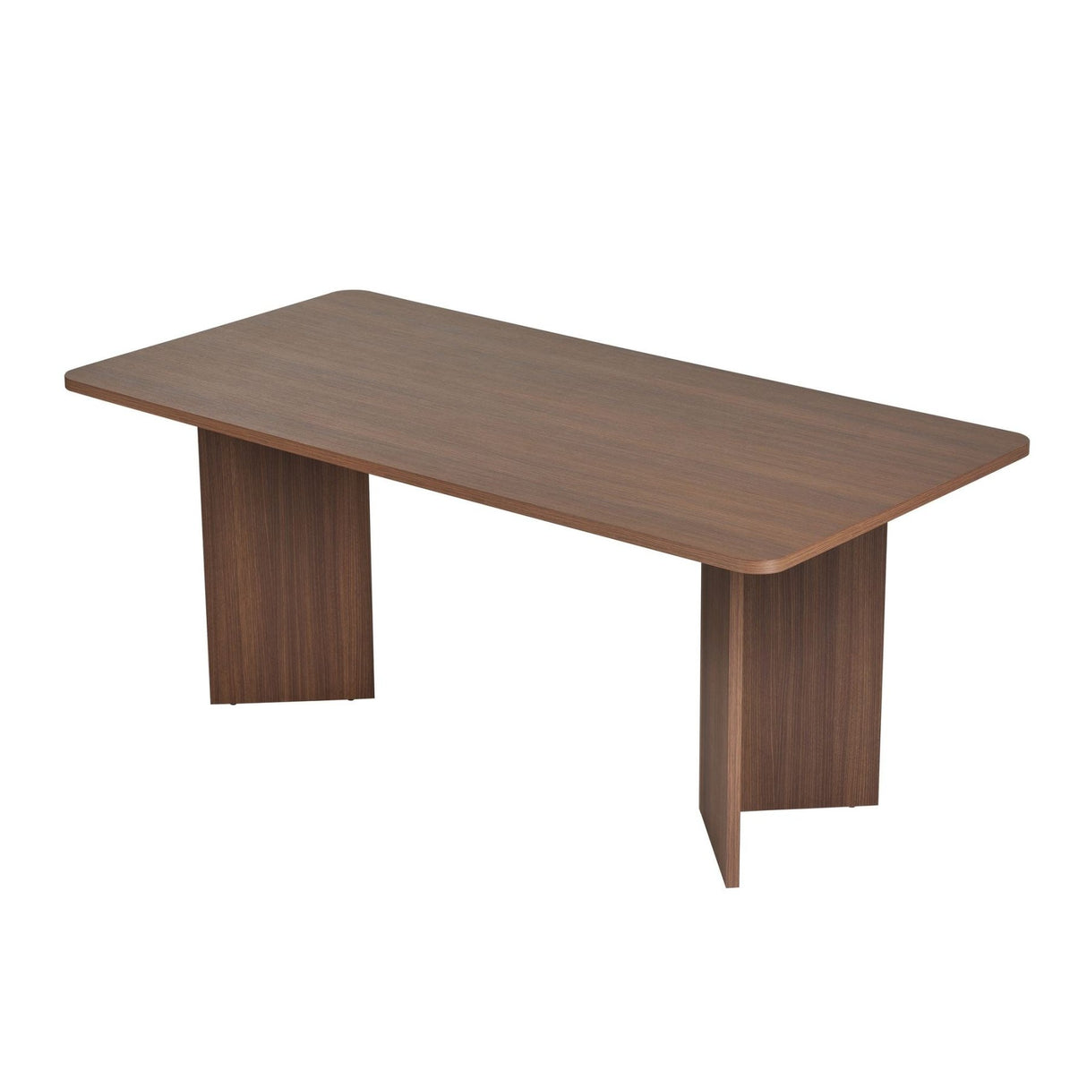 Eettafels - Eettafel Walnoot Melamine rechthoekig 180x89,5x75 cm - Linova - Dimehouse