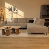 Ravi Corner Sofa Taupe Right