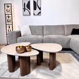 Ravi Corner Sofa Taupe Right