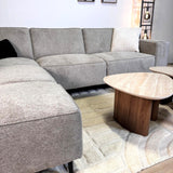 Ravi Corner Sofa Taupe Right