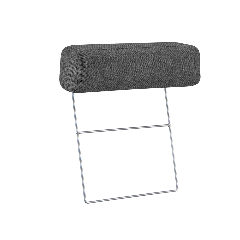 Headrest anthracite sofa fabric - Aniko