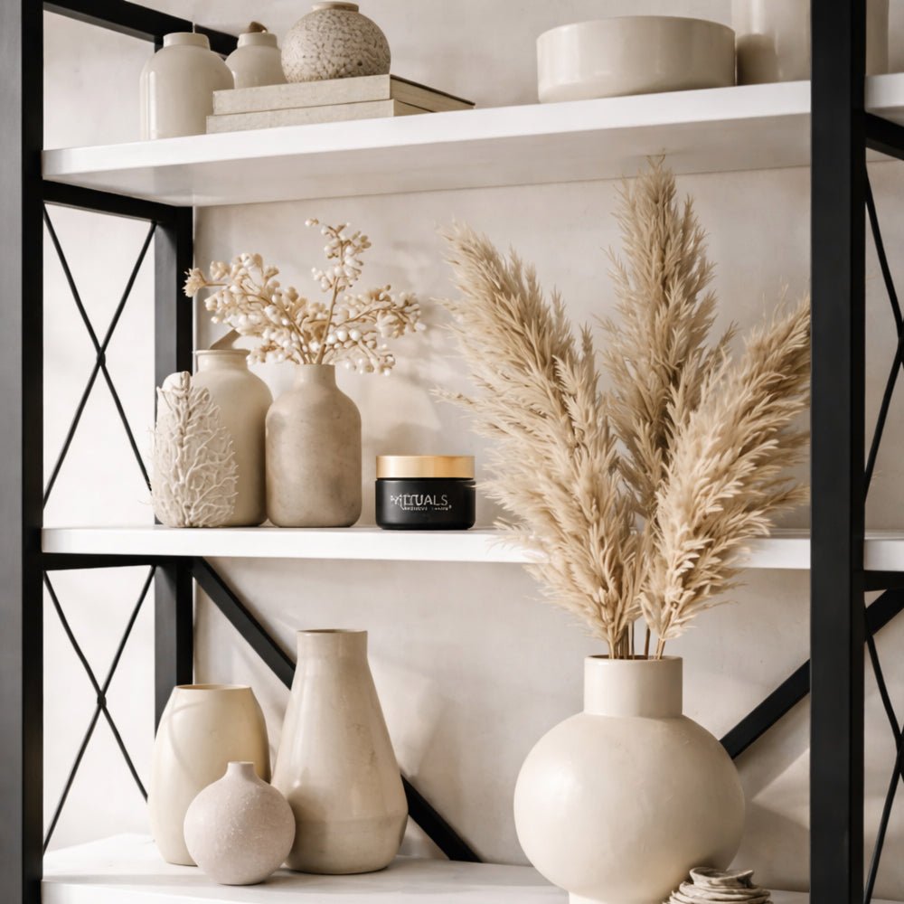Industrial bookcase white melamine Ely - Black Frame - 180x90 cm