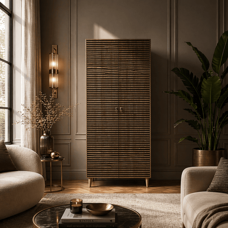 Wardrobe Silent Sonoma Oak Melamine 90x192x52 cm