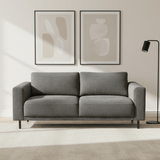 Modern 3-seater Sofa Anthracite Fabric Aniko 213x90x78 cm 