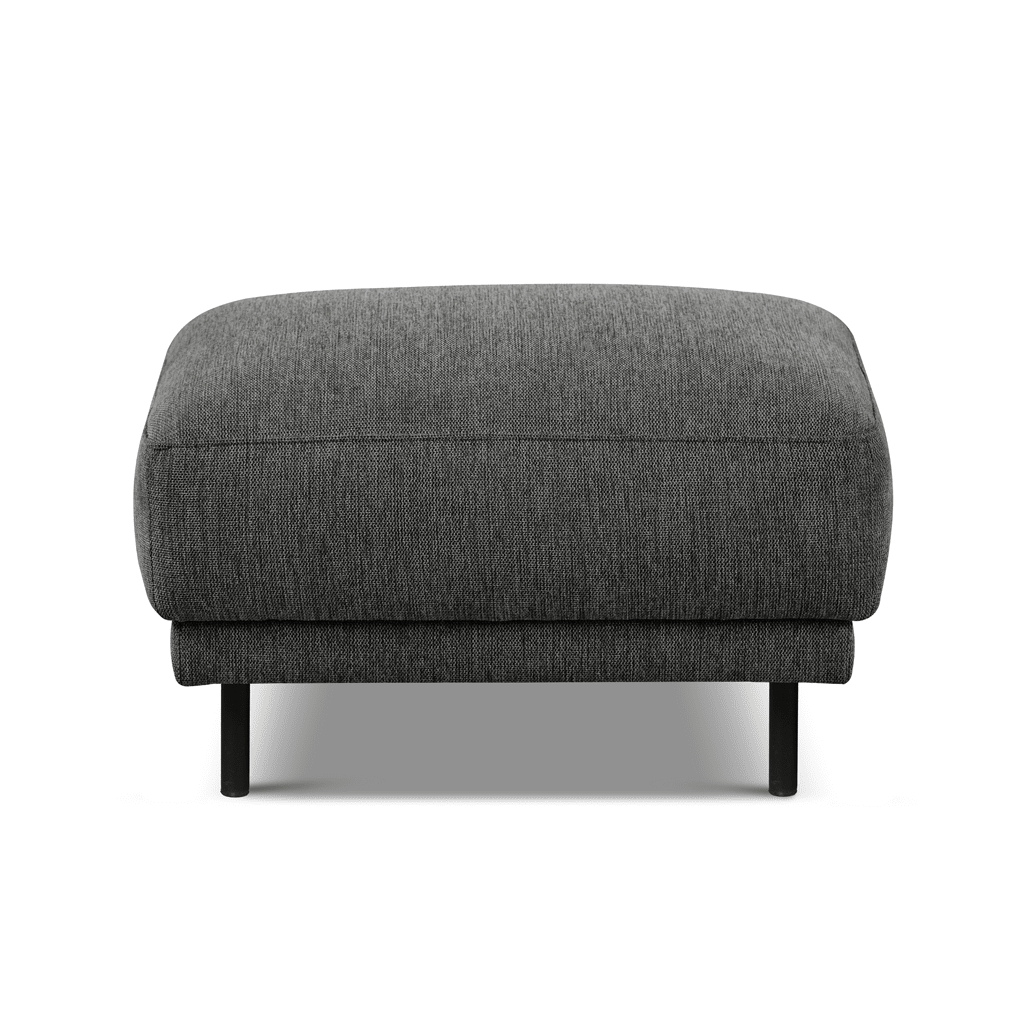 Modern 3-seater Corner Sofa Right Anthracite Fabric Aniko with Lounger 240x197x78 cm 