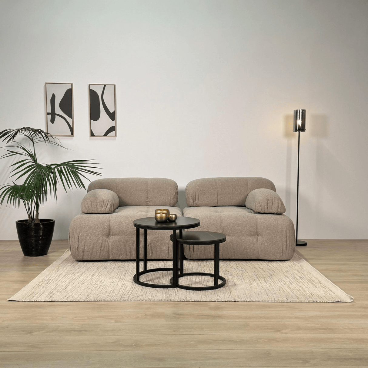 Modular Bank 2-seater Doblo Beige