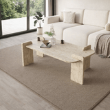 Salontafel Melamine melamine - 120 x 60 cm - ronde hoeken - Lovge