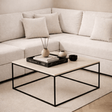 Square Coffee Table 75x75 cm Pola - Oak Melamine 