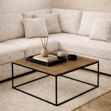 Square Coffee Table 75x75 cm Pola - Wood Melamine 