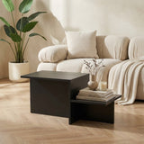 Black Melamine Eterna Coffee Table 