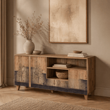 TV Meubels - Dressoir Marina Mila Atlantisch Dennenhout Melamine 160x76x45 cm - Dimehouse