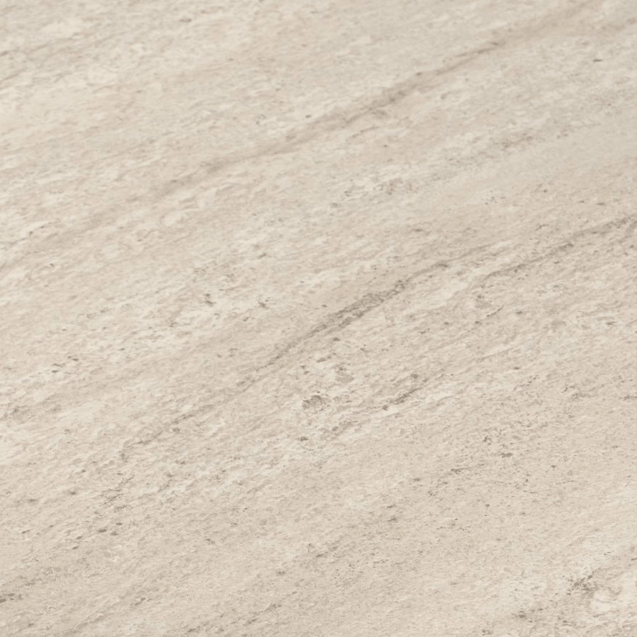 Kleine eettafel Travertin Melamine - 110 cm - met opbergruimte - Kara