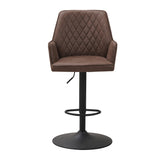 Industrial Bar Stool Novan Taupe