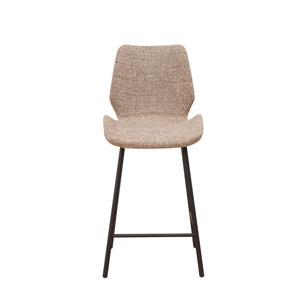 Beau Bar Stool Chenille Beige