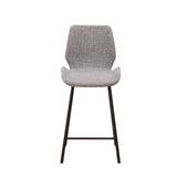 Beau Bar Stool Chenille Light Gray