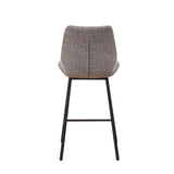 Beau Bar Stool Chenille Light Gray