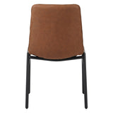 Noan Dining Chair Microfiber Cognac