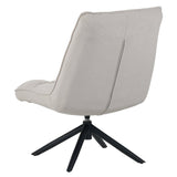 Draaifauteuil Yuki bouclé beige