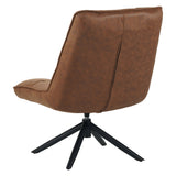 Draaifauteuil Yuki ecoleer cognac