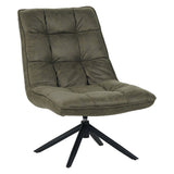 Draaifauteuil Yuki ecoleer groen