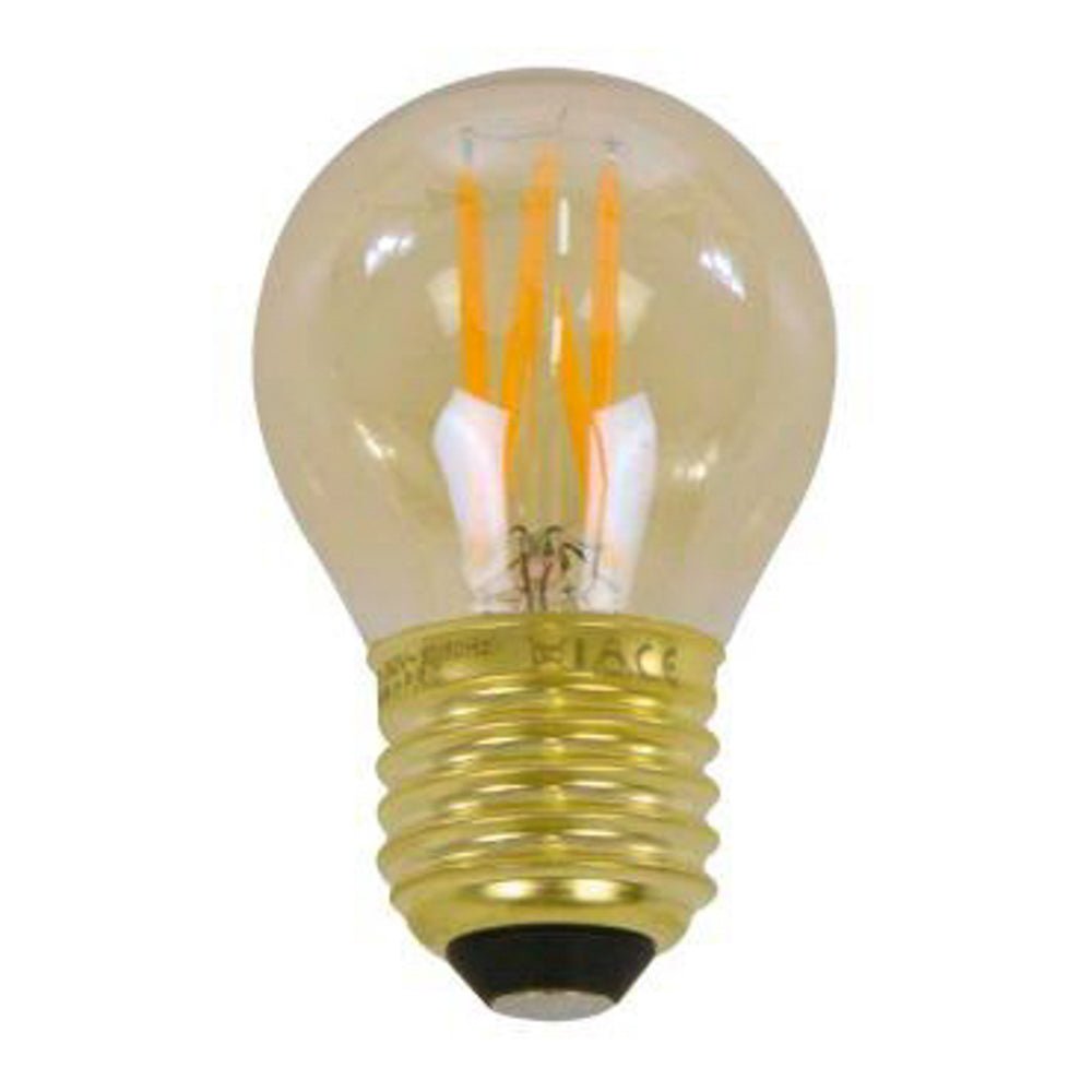 Lichtbron Led Filament bol Ø4,5 amberkleurig