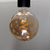 Lichtbron Led Filament bol Ø9,5 amberkleurig