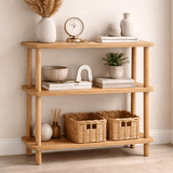 Bookcase step Atlantic pine melamine 80x75x28 cm