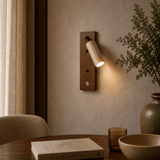 Wall lamp spot – Walnut & Travertine - Akari
