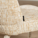 Bar stool Charlie chenille beige 69 cm - image 4
