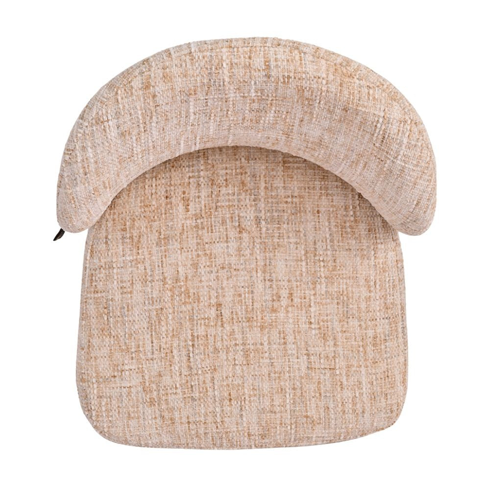 Bar stool Charlie chenille beige 69 cm - image 12