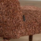 Bar stool Charlie chenille copper 69 cm - image 1