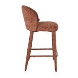 Bar stool Charlie chenille copper 69 cm - image 9