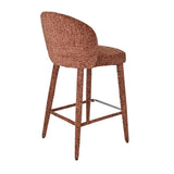 Bar stool Charlie chenille copper 69 cm - image 10