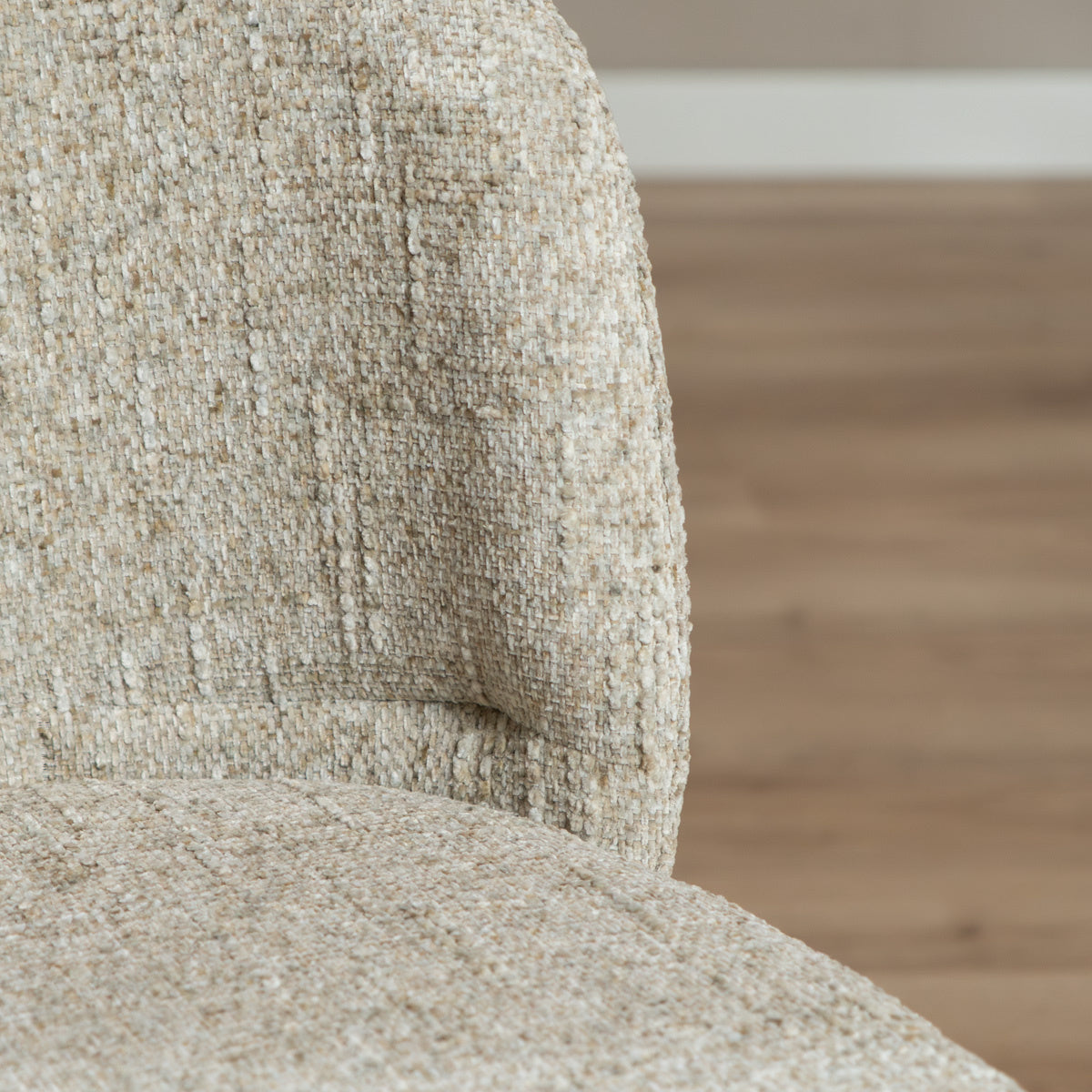 Bar stool Charlie chenille taupe 69 cm - image 2